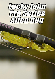 Обзор: Необычный виброхвост - обзор Lucky John Pro Series Alien Bug